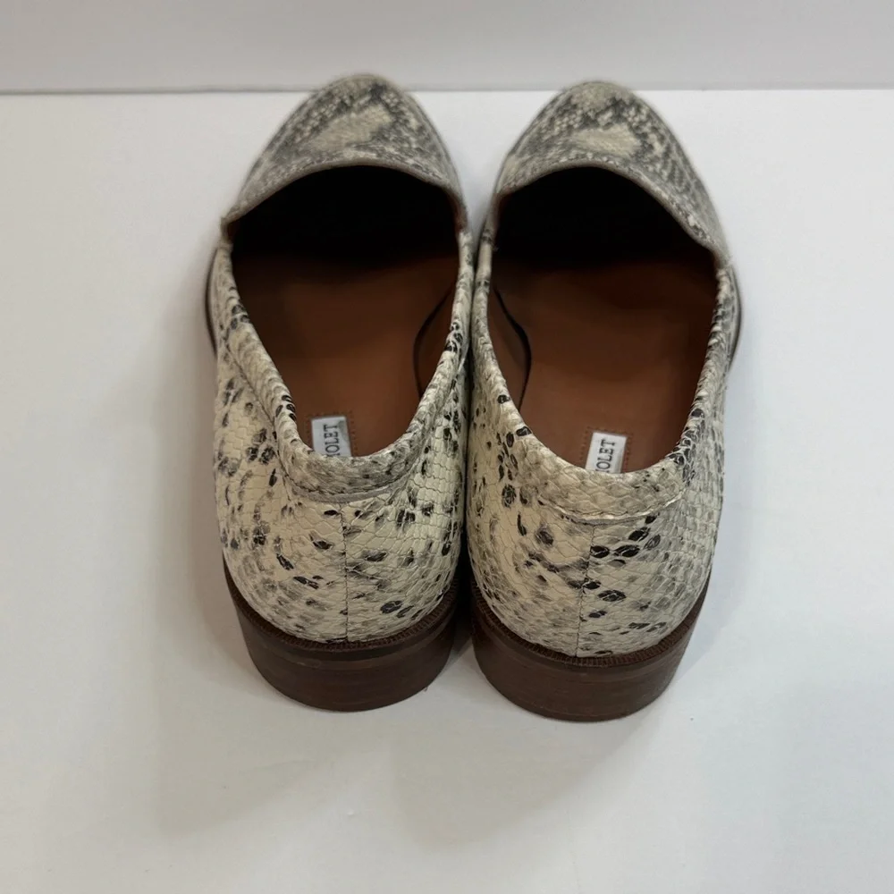 Chelsea & Violet Snakeskin Pattern Loafers